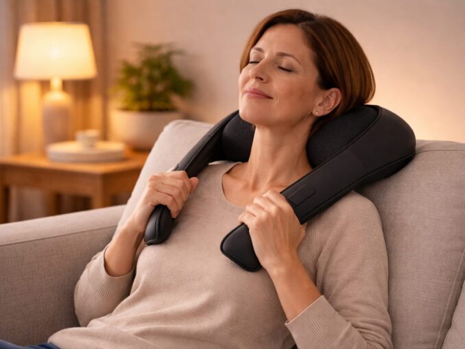 Shiatsu Nackenmassagegerät – Wirkung, Technik und Grenzen