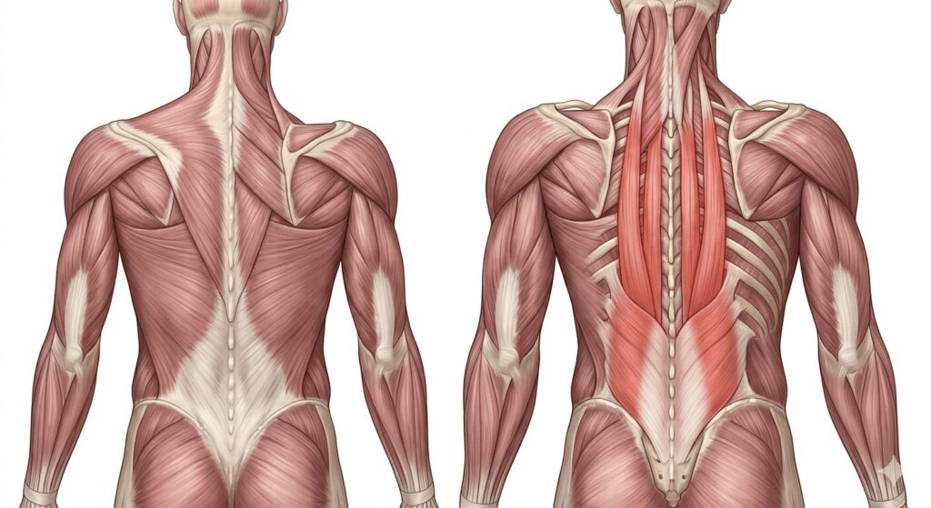 Paravertebrale Rückenmuskulatur bei unspezifischen Rückenschmerzen