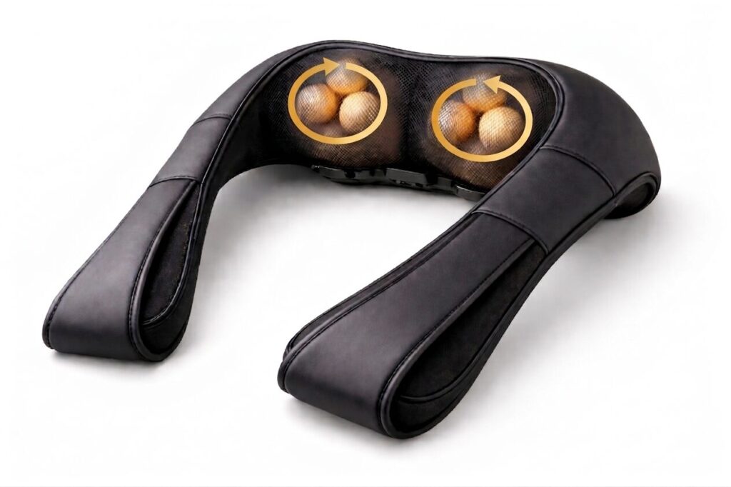 Shiatsu Nackenmassagegerät Funktion und Aufbau