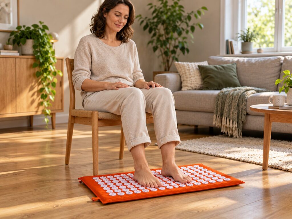 Akupressurmatte für die Füße – Sitzen oder Stehen? 1 Akupressurmatte für die Füße – Sitzen oder Stehen?