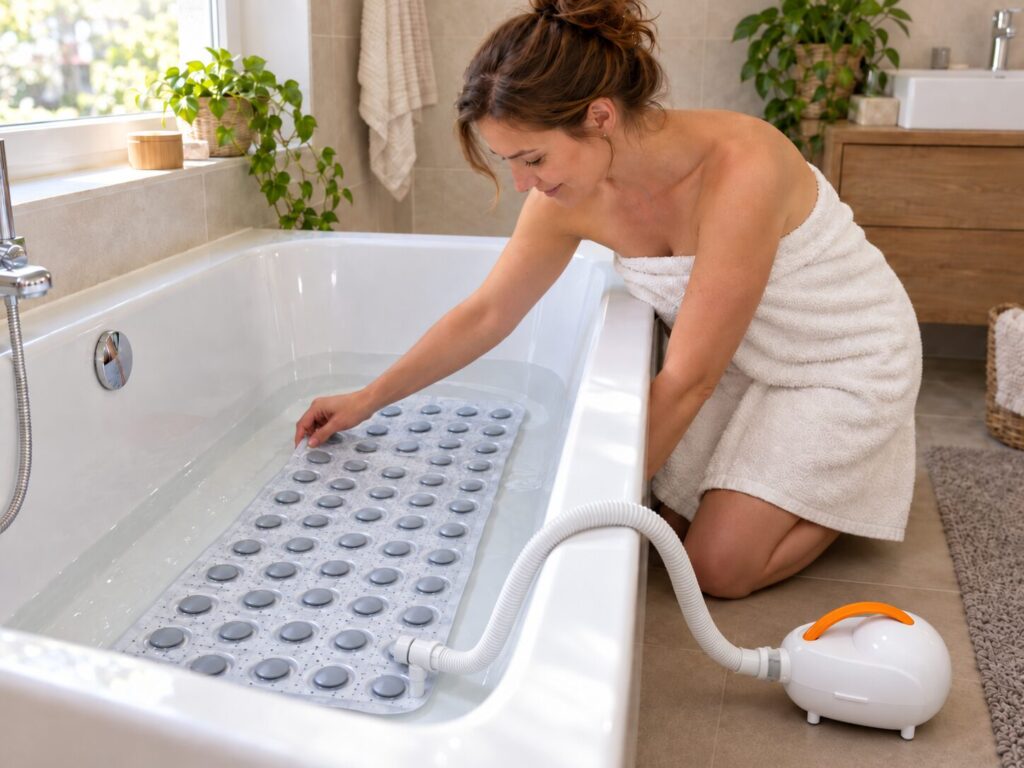 Massagematte für die Badewanne – Funktionsweise, Vorteile und Grenzen 1 Massagematte für die Badewanne – Funktionsweise, Vorteile und Grenzen