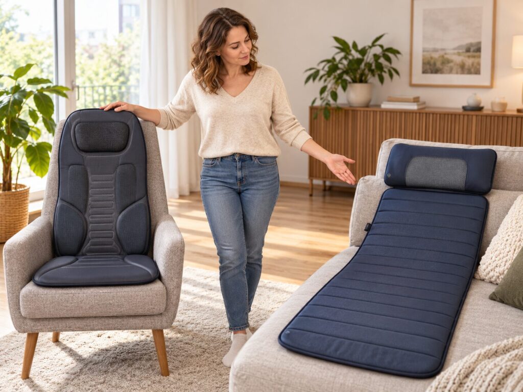 Massagematte oder Massageauflage – Bauarten und Unterschiede erklärt 1 Massagematte oder Massageauflage – Bauarten und Unterschiede erklärt