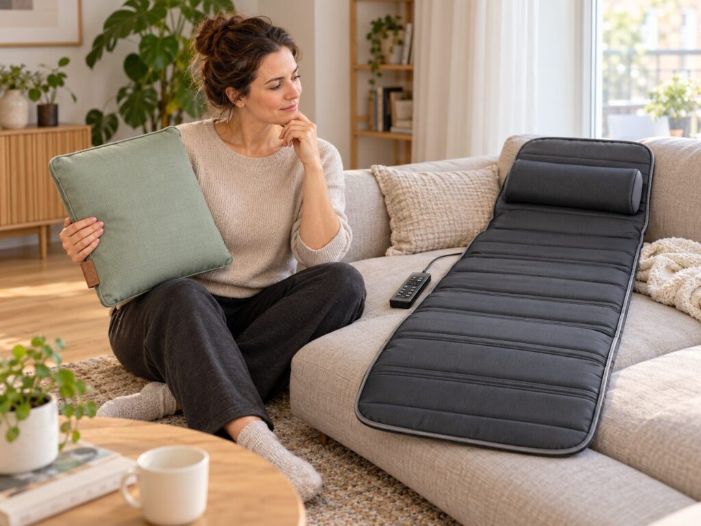 Massagematte oder Massagekissen – was passt besser? 1 Massagematte oder Massagekissen – was passt besser?