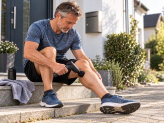 Massagepistole an der Wade – Anwendung und Grenzen