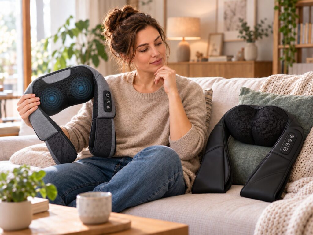 Shiatsu oder Vibration beim Nackenmassagegerät – welche Technik passt zu wem? 1 Shiatsu oder Vibration beim Nackenmassagegerät – welche Technik passt zu wem?